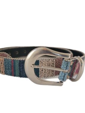 Vintage Boho Elite Fresno California Tapestry Belt Size Large Circa 1980'/90s